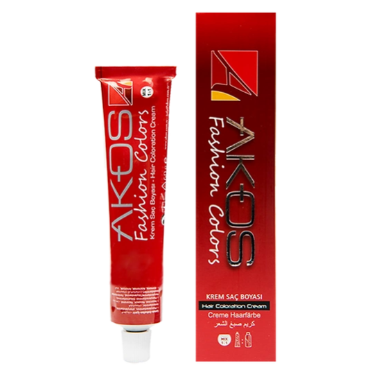 Akos 8.2 Açık Kumral Tüp Saç Boyası 60 ML ( 3 Adet Boya+ 3 Adet Oksidan)