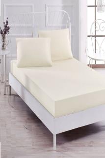 Bebesi 180x200+35 cm Çift Kişilik Havlu Lastikli Çarşaf Takımı 50x70 cm 2 Adet Yastık Kılıfı