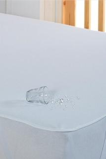 Bebesi 90x200 cm Tek Kişilik Alezi Pamuk Kumaş Köşe Lastikli Yatak Koruyucu Alez
