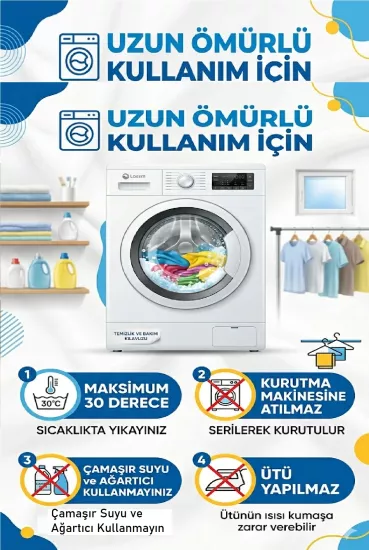 MyCey Kapitone Yastık Koruyucu Kılıfı Pamuk 2 Adet 50x70 cm