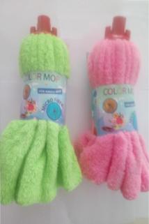 Color Paspas Yeşil Mop Metal Saplı Takım
