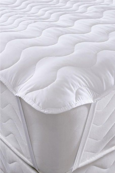 Bebesi Kapitoneli Yatak Koruyucu Alez 220x200 Cm Çift Kişilik Köşe Lastikli