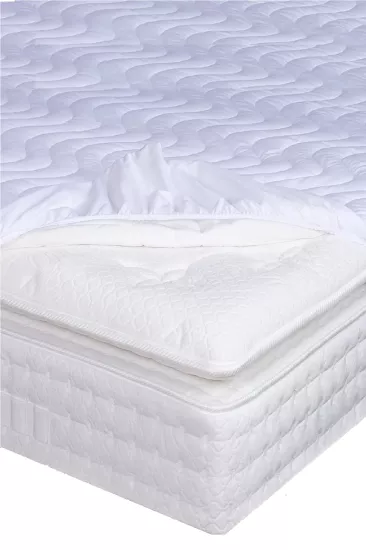 Evony Fitted Kapitoneli 160x200 Cm Çift Kişilik Yatak Koruyucu Çarşaf