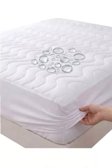 Bebesi 100x200 cm Sıvı Geçirmez Kapitoneli Fitted Alez Tek Kişilik Yatak Koruyucu Alez