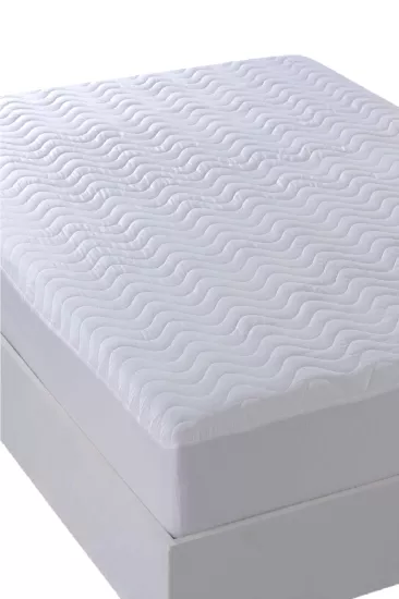 Divanev Kapitoneli Sıvı Geçirmez Yatak Koruyucu Alez 140x200 Cm Tek Kişilik Köşe Lastikli 