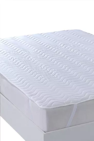 Divanev Tek Kişilik 100x200 Cm Kapitoneli Sıvı Geçirmez Yatak Koruyucu Alez Köşe Lastikli 