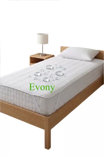 Evony 220x200 Cm Kapitoneli Sıvı Geçirmez Çift Kişilik Alez Köşe Lastikli