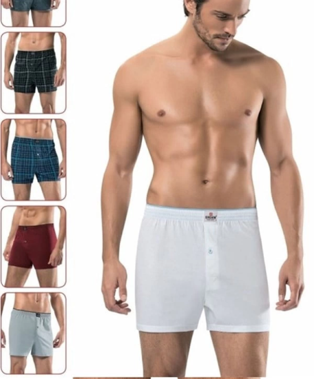 Erdem Erkek Penye Boxer 1400 Asorti M