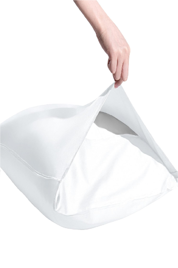 Evony 8 Adet Pamuklu Yastık Kılıfı 50x70 cm Kapaklı Beyaz