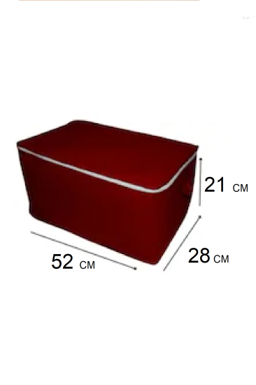 Bebesi 3 Adet Extra Telalı Kaliteli Hurc 52x28x21 Cm Ölçüde BORDO