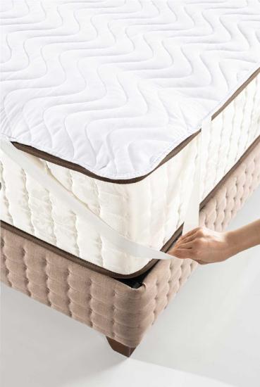 Altın Karma Kapitoneli Sıvı Geçirmez Alez 220x200 Cm Çift Kişilik Köşe Lastikli