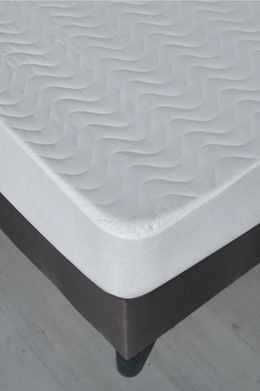 Derbey 220X200 cm Sıvı Geçirmez Fitted Kapitoneli Alez Çiftk Kişilik Yatak Koruyucu Alez