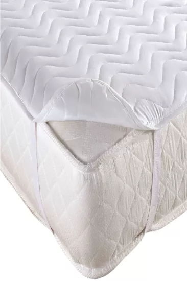 Altın Karma 200x200 Cm Çift Kişilik Kapitoneli Sıvı Geçirmez Yatak Koruyucu Alez 