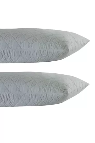 Bebesi 3 Adet Hava Geçirgen Fermuarlı Kapitone Yastık koruyucu Kılıf 50x70 cm