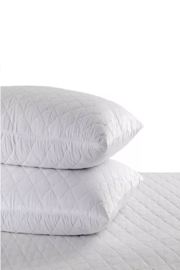 Derbey 3 Adet Hava Geçirgen Fermuarlı Kapitone Yastık koruyucu Kılıf 50x70 cm