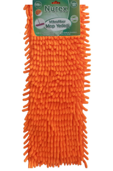 Nurex Makarna Mop Ucu Mikrofiber Paspas Yedeği 50 Cm