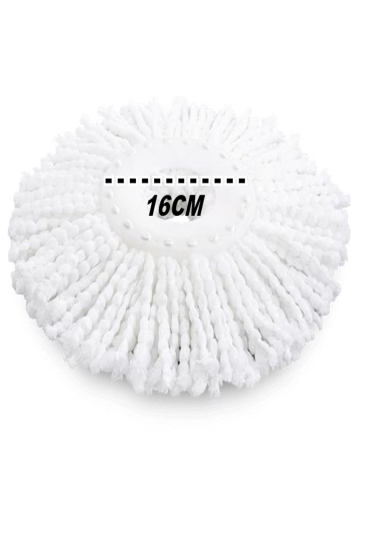 Myclean Mikrofiber Yuvarlak Mop Paspas Vileda Ucu 2 Adet