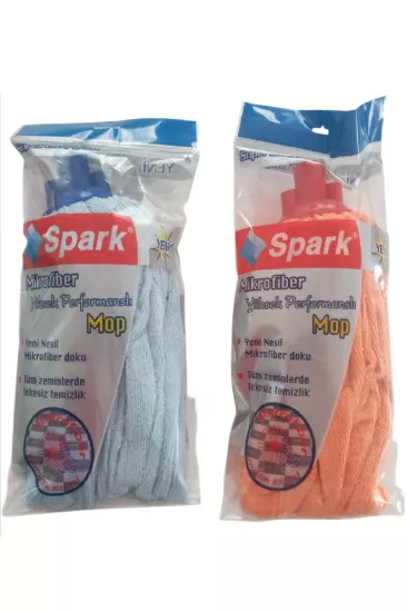 Spark 2 Adet Mikrofiber Havlu Vileda Paspas Mop Yedek Ucu
