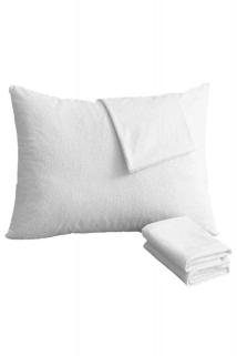 Mycey 2 Adet Bebe Yastık Kılıfı   Alez 35x45  Cm Pamuklu  Yatak Koruyucu Alez Sıvı Geçirmez Fermuarlı