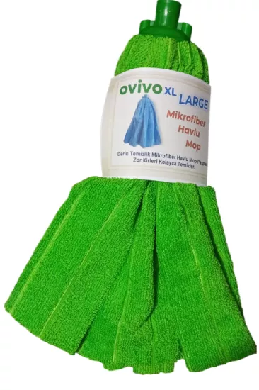 Ovivo 1 Adet  Mikrofiber Havlu Mop Paspas Mop Xl Yedek Ucu Large XL Büyük Boy