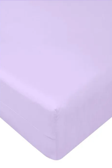 Altın Karma Jersey Penye Pamuklu 100x200 Cm Tek Kişilik Lastikli Çarşaf Lacivert Lila
