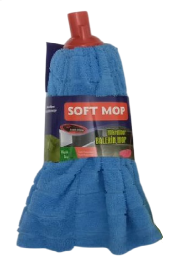 Soft Mop Mikrofiber Havlu Paspas Yedek Mop Ucu 2 Adet