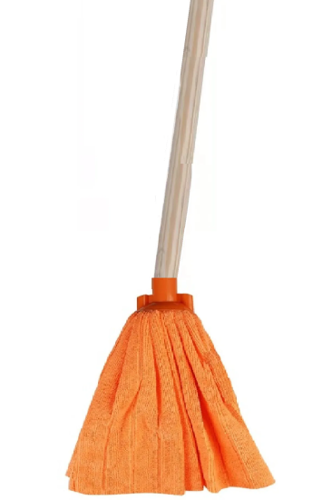 Spark Mikrofiber Havlu Paspas Mop Ucu Ve Ahşap Saplı Takım