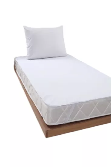 Altın Karma Sıvı Geçirmez Tek Kişilik Alez 100X200 cm Köşe Lastikli