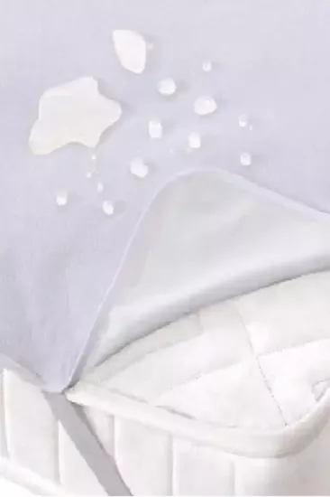 MyCey 70x110 Cm Bebe Pamuklu Alez Yatak Koruyucu Alez Sıvı Geçirmez Alez