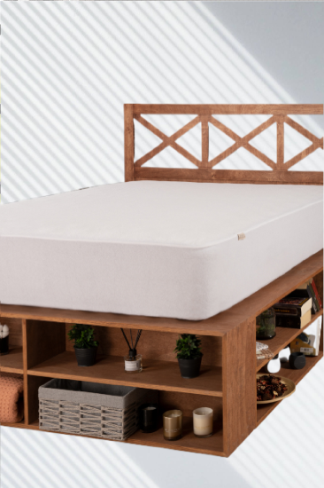 Evony Fitted 160x200+30 Sıvı Geçirmez Micro Kumaş Yatak Koruyucu Alez Fitted Alez Çarşaf