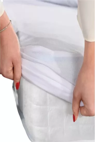 Bebesi Bebe Fitted Alez 70x120 Cm Pamuk Kumaş Sıvı Geçirmez Yatak Koruyucu