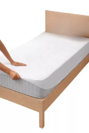 ﻿MyCey Pamuklu Fitted Çarşaf Alez 70x130  Cm Pamuklu Yatak Koruyucu Alez 
