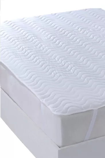 Evony Kapitoneli Sıvı Geçirmez Yatak Koruyucu Alez 120x200 Cm Tek Kişilik Köşe Lastikli