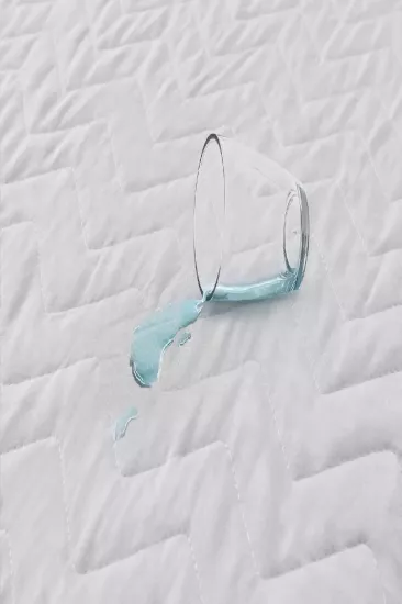 Divanev 200x200 Cm Kapitoneli Sıvı Geçirmez Yatak Koruyucu Alez Çift Kişilik Köşe Lastikli