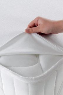 Altın Karma Sıvı Geçirmez Bebek Yatağı Alezi 70x120 Cm Yatak Koruyucu Pamuklu Köşe Lastikli