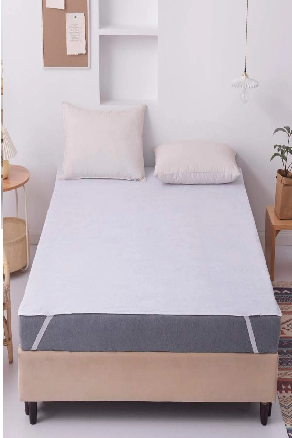 MyCey%20Sıvı%20Geçirmez%20Yatak%20Koruyucu%20Alez%20200x240%20Cm%20Pamuklu%20Köşe%20Lastikli%20Çift%20Kişilik