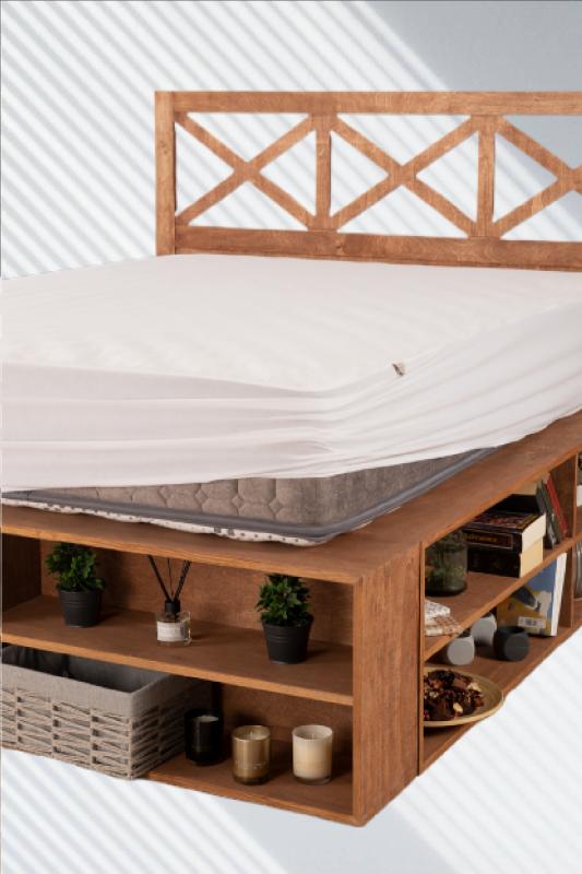 Evony%20Sıvı%20Geçirmez%20Fitted%20Çift%20Kişilik%20Alez%20220x200+30%20cm%20Micro%20Kumaş