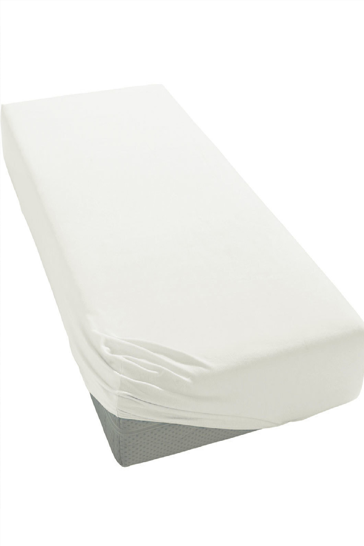 Altın%20Karma%20Jersey%20Penye%20Pamuklu%20100x200%20cm%20Tek%20Kişilik%20Lastikli%20Çarşaf%20Beyaz