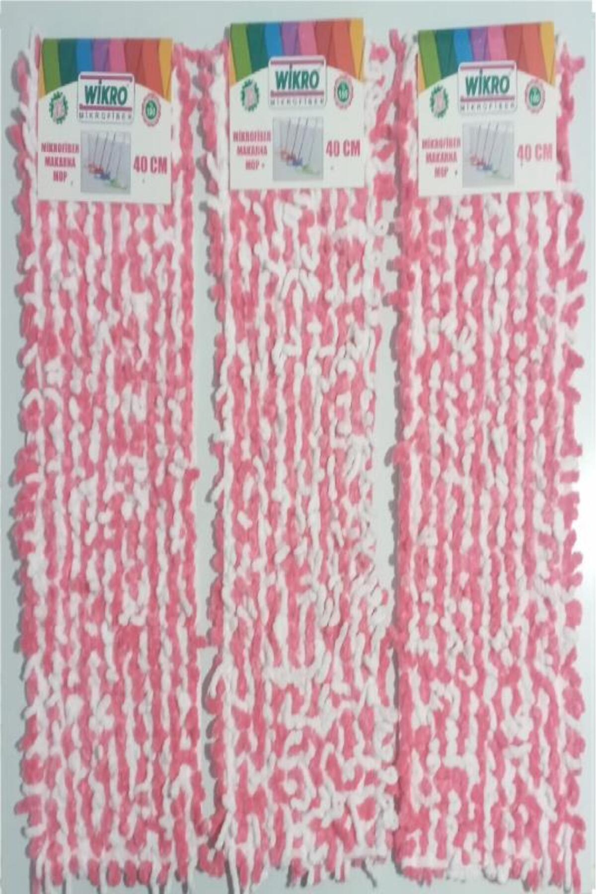 Wikro%203%20Adet%20Mikrofiber%20Makarna%20Mop%2040%20Cm