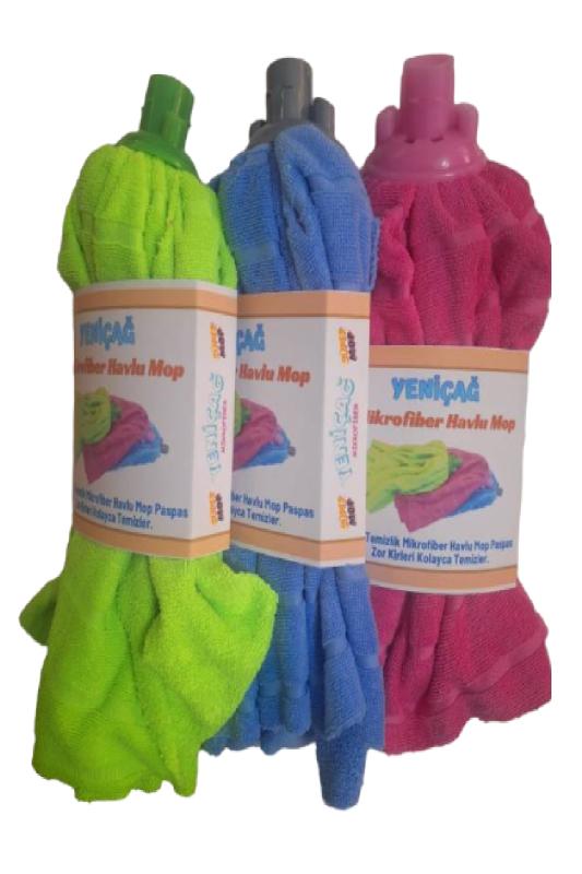Yeniçağ%203%20Adet%20Mikrofiber%20Havlu%20Mop%20Paspas