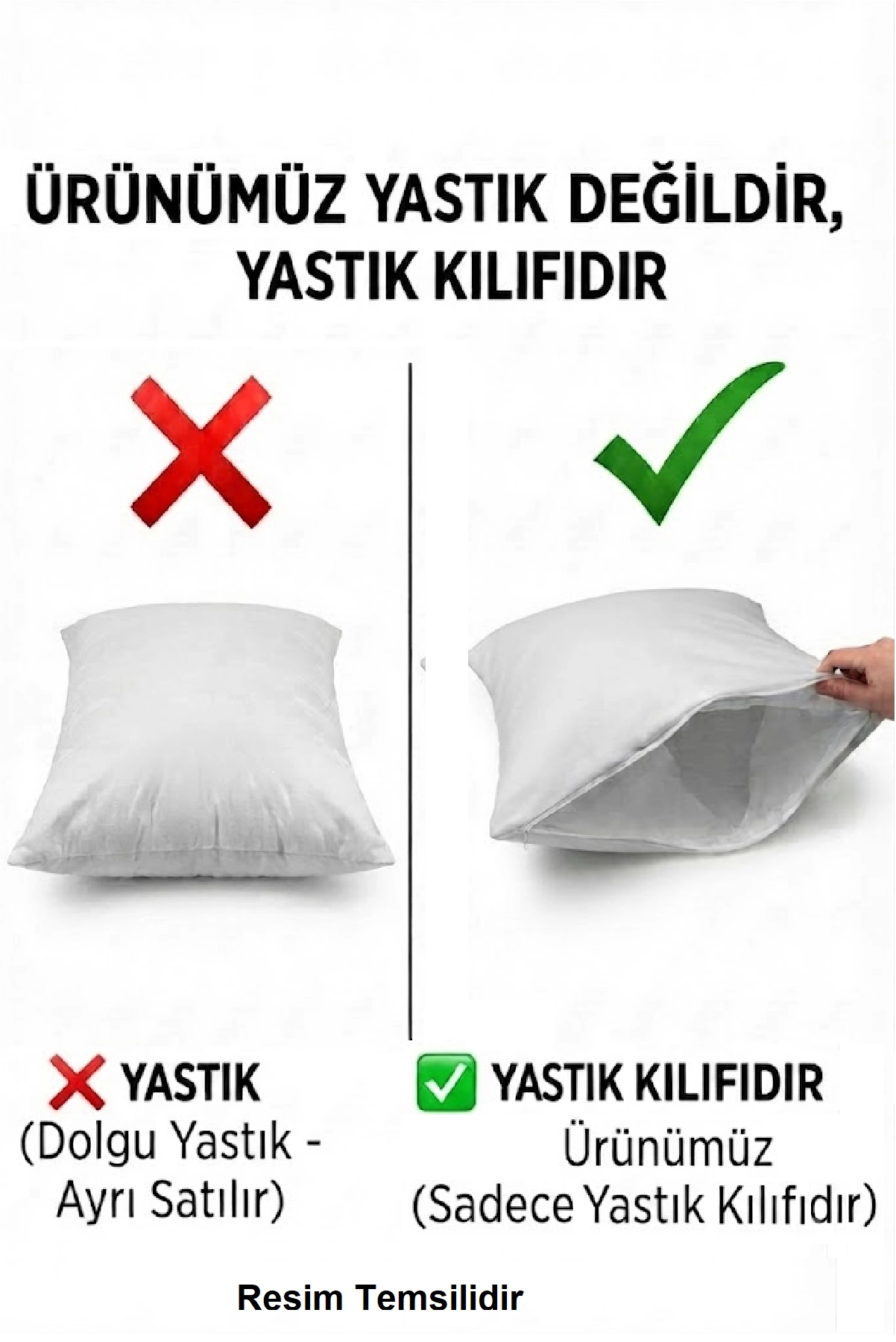 Divanev%208%20Adet%20Fermuarlı%20Beyaz%20Iç%20Yastık%20Kılıfı%2060x80%20Cm